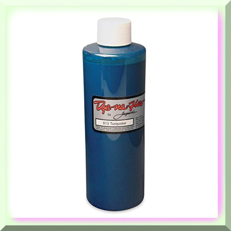 Turquoise Tidal Wave Liquid Fabric Color 8oz