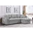 Clowser Upholstered L-Shaped Sectional Right Hand Facing-1351512057