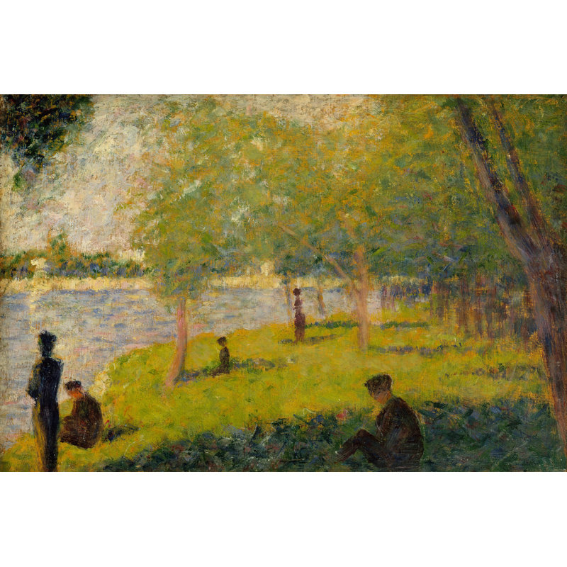 Study for a Sunday on La Grande Jatte - Wrapped Canvas Art Prints, 51cm H x 76cm W x 3.8cm D