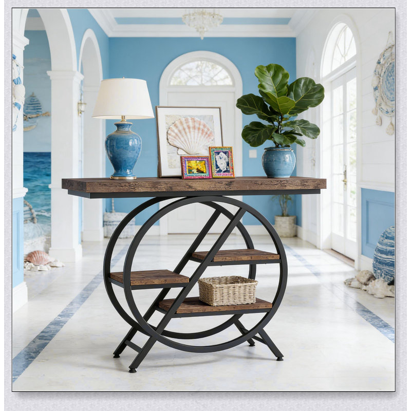 Hall Table,Chic Console Table,Functional Entryway Table