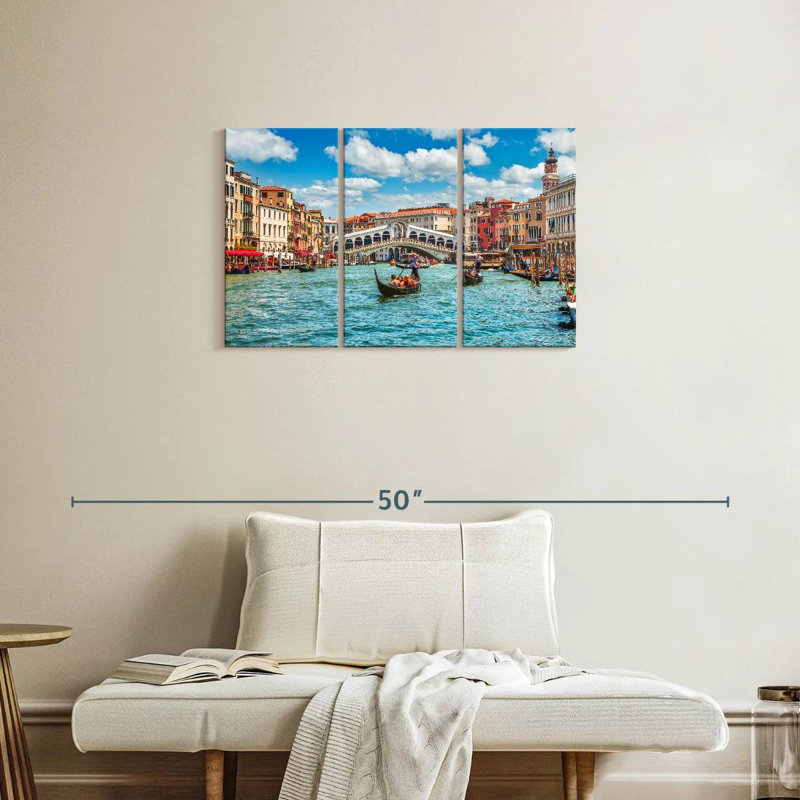 Balades en gondole sur le Grand Canal Sebbie, H 20 po x l 33 po