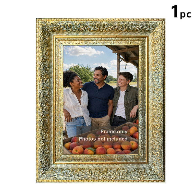 Cadre 8 pi x 10 po doré antique 1PC pour décoration de chambre à coucher