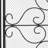 2-Panel Iron Fireplace Screen