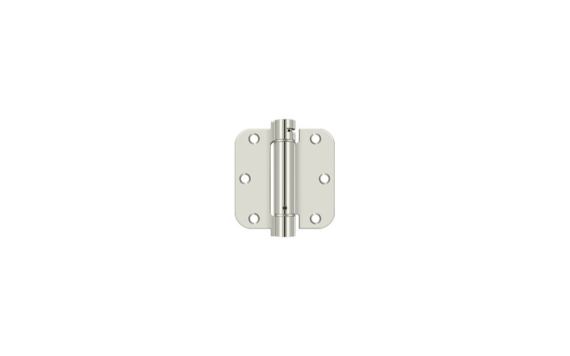 Steel Hinge, Polished Nickel