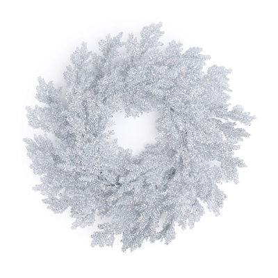 Couronne de pin scintillante 24 po