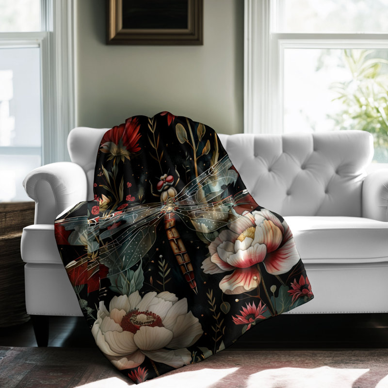  Couverture Botanical Beetle Beauties, L 60 po x l 50 po