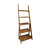 Amber 5-Shelf Ladder Bookcase, Warm Brown