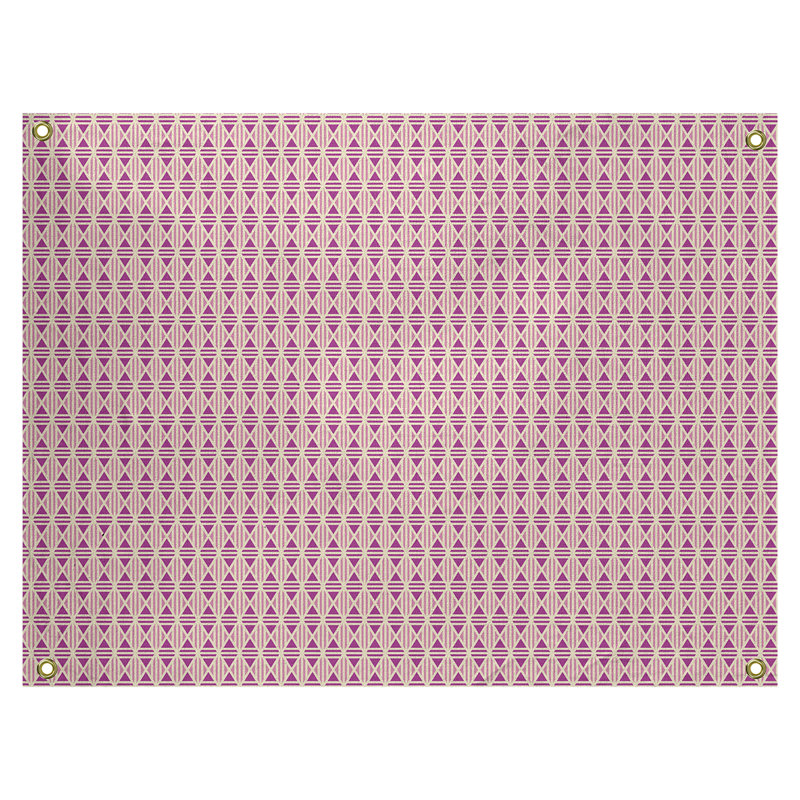 Tapisserie «Avicia Lined Diamonds» par Katelyn Elizabeth, Intérieur, H 27,5 po x l 37,5 po