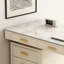 Bureau blanc pur en pierre frittée-1518306889