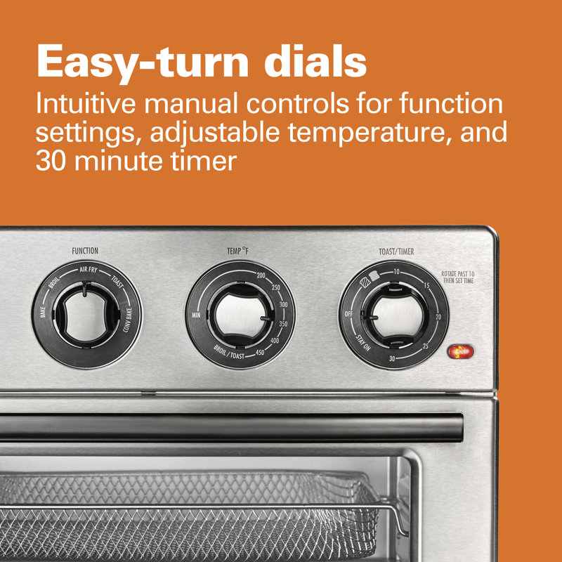 Hamilton Beach® Air Fry Countertop Oven 6 Cooking Functions