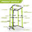 Cage de puissance multifonctionnelle, support ajustable à la maison avec capacité de charge de 1000 lb-125047909