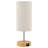 Damontay 15 in. Metal Touching Table Lamp with Dual USB Ports