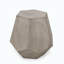 Table d'appoint hexagonale en béton Bellantoni-1038525819