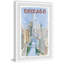 City of Chicago Skyline - Cadre photo, reproduction d'art sur papier-1363695346