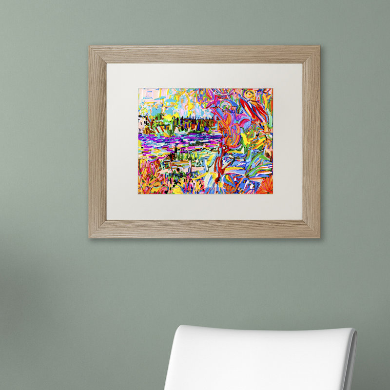 «A Bouquet for Kitsilano», reproduction d'impression encadrée, Blanc, H 16 po x l 20 po x P 0,5 po, Encadrement argenté