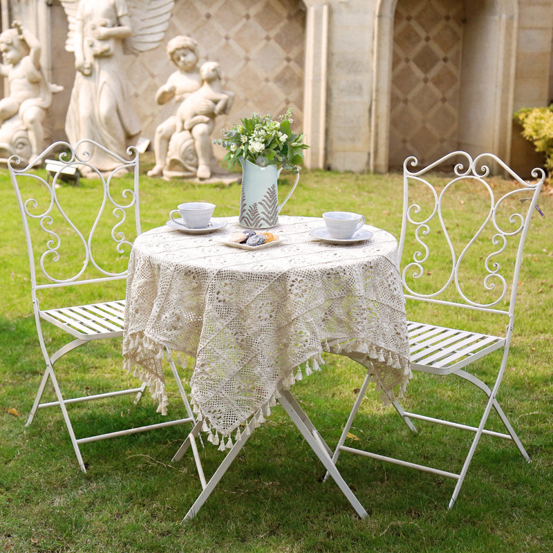 Eleanora Round 2 - Person 70cm Long Bistro Set