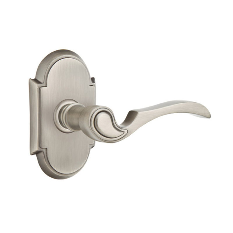 Poignée de porte avec rosette Coventry, Gauche, Nickel antique
