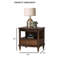 Table de bout de style moderne avec plateau escamotable 1Pc