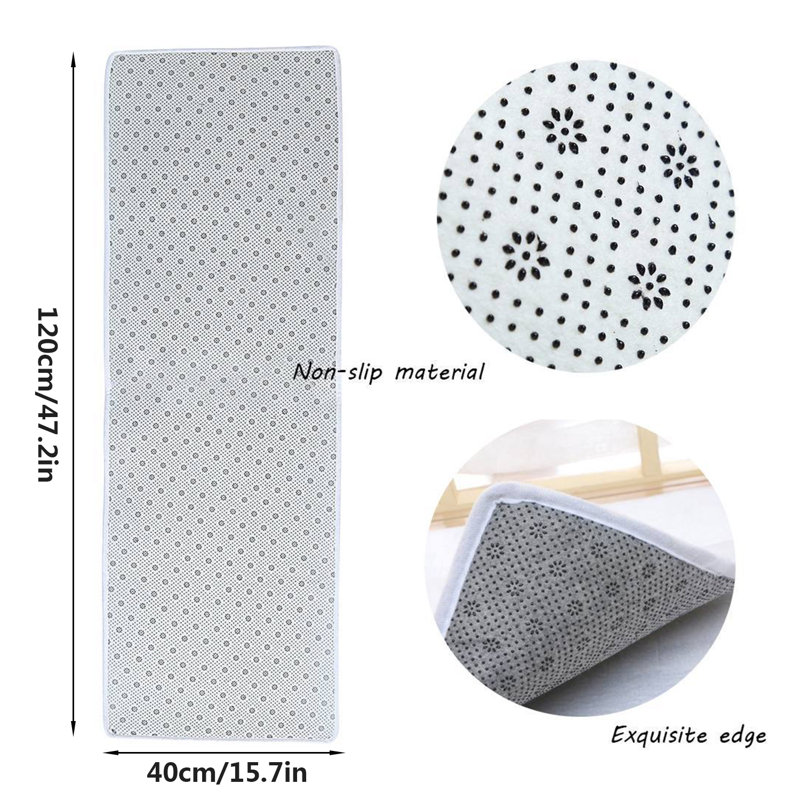 Tapis de couloir en coton rouge / vert / or Em? Ls, Tapis de couloir 1 pi 4 po x 3 pi 11 po