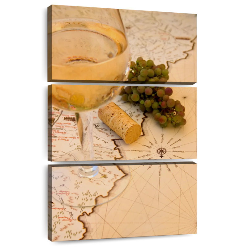 Carte du vignoble Yarlin, H 32 po x l 20 po