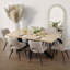 Metal Base Dining Table