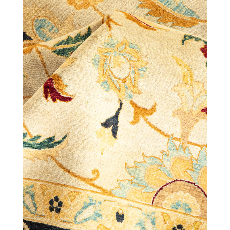 Classic One-of-a-Kind 6' 3" X 12' 6" Hand Knotted Area Rug