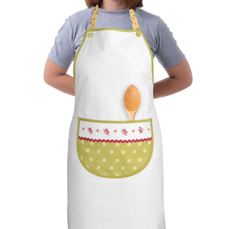 Rose Cottage Floral Bib Apron