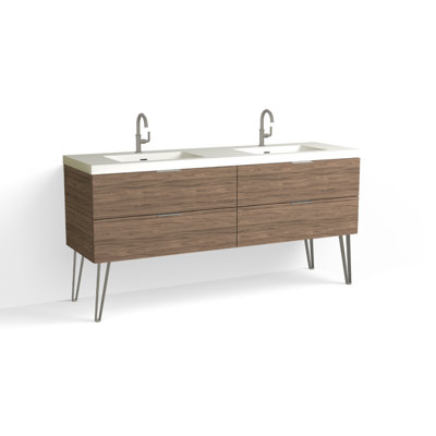 72 in. Handmade Double Vanity
