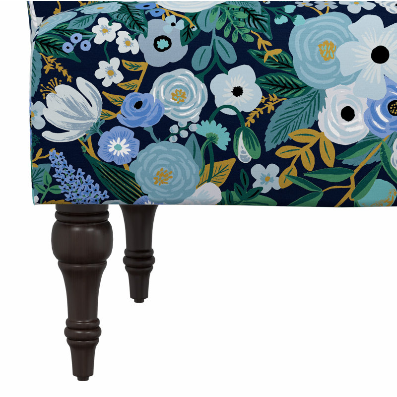 Josephine Chair, Rpc Garden Party Blue Linen