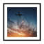 Sunset Plane Print by Vitaliy Paykov-48621473