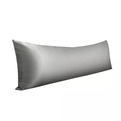Housse de coussin en satin satiné