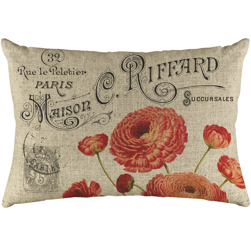 French Linen Throw Pillow
