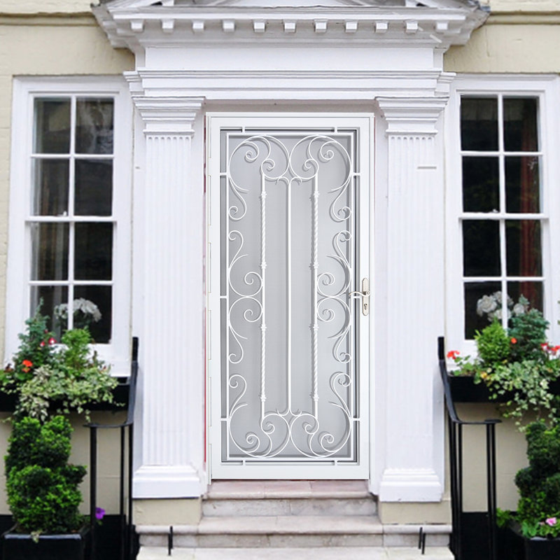 Grisham 36×80 Security Storm Door, Blanc