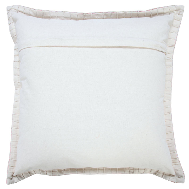 Housse de coussin Madison, Housse de coussin seulement - sans coussin, 20 po x 20 po, Rose clair