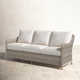 Sky 74.5'' High-Density Polyethylene (HDPE) Wicker Outdoor Sofa
