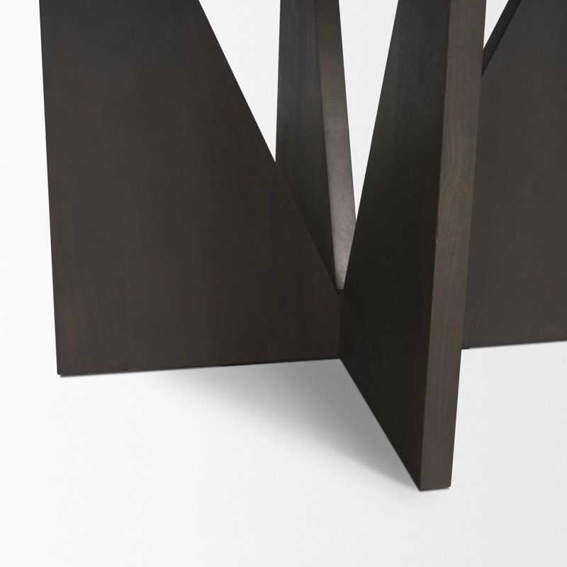 Gillespie 60" Geometric Cutout Base Dining Table