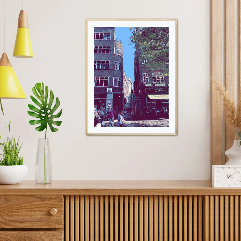 St Christopherâ€™s Place West End Art Print, 42 cm H x 30 cm W