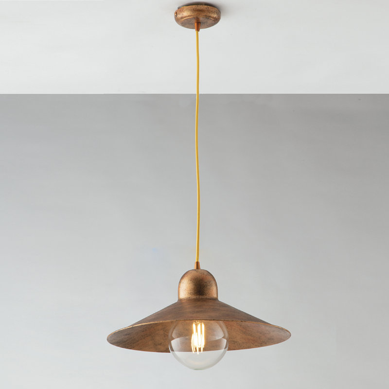 Grasso 1 - Light Gold Single Pendant
