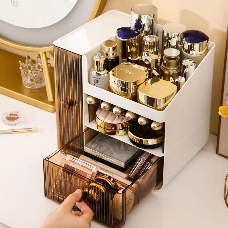 Plastic Makeup Organiser