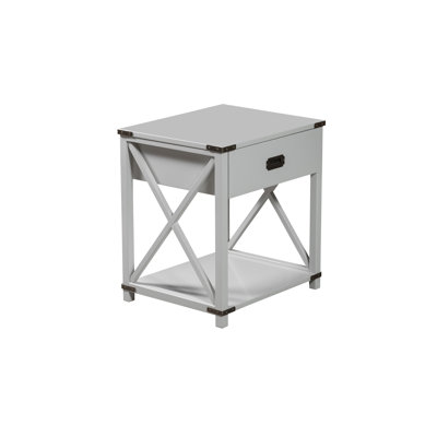 Campaign Side Table - Complete your room with a modern side table that blends elegance and function