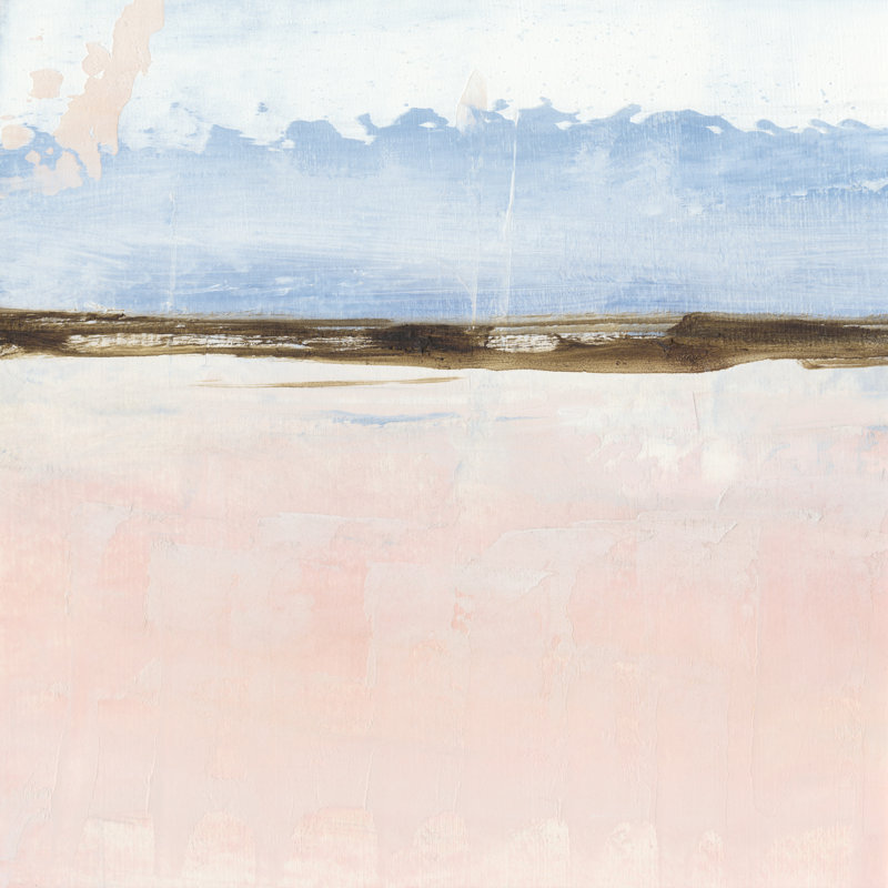 Pink Sands I by Ethan Harper - Wrapped Canvas Painting, 91cm H x 91cm W