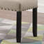 Fabric Dining Bench with Nailhead Trim-474314695