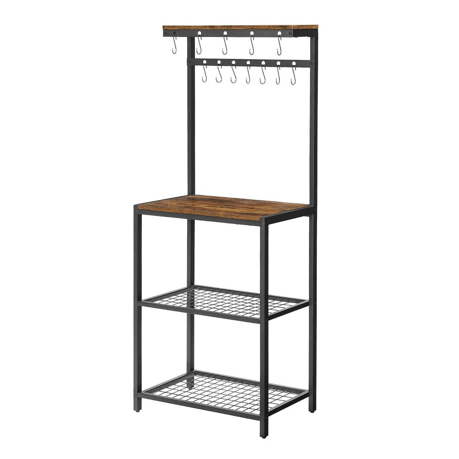 17 Stories Razique 23.5'' Steel Standard Baker's Rack with Microwave ...