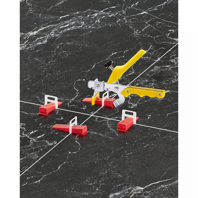 Tile Leveling System Clips, 700-Piece 1/8" Tile Spacers Clips Tile Tools, 3mm Floor Wall Spacer Tiling Tool Set, Tile Installation Tools for Professional Ceramic Tile and Stone Installation