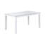 Table de salle à manger en bois rectangulaire avec banc, table de cuisine avec petit banc, table de salle à manger pour personne-121052430