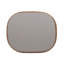 Table basse ovale 40,5 po Golden Brown