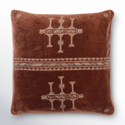 Veola Cotton Velvet Throw Pillow
