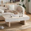 Table basse avec plateau en faux marbre