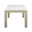 1pièce table de salle à manger en pierre de marbre blanc véritable en bois massif de style contemporain en bois massif-324249097-324249098
