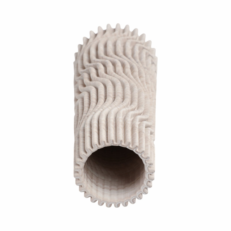 Shelvin Handmade Stoneware Table Vase, 14" H x 5" W x 5" D